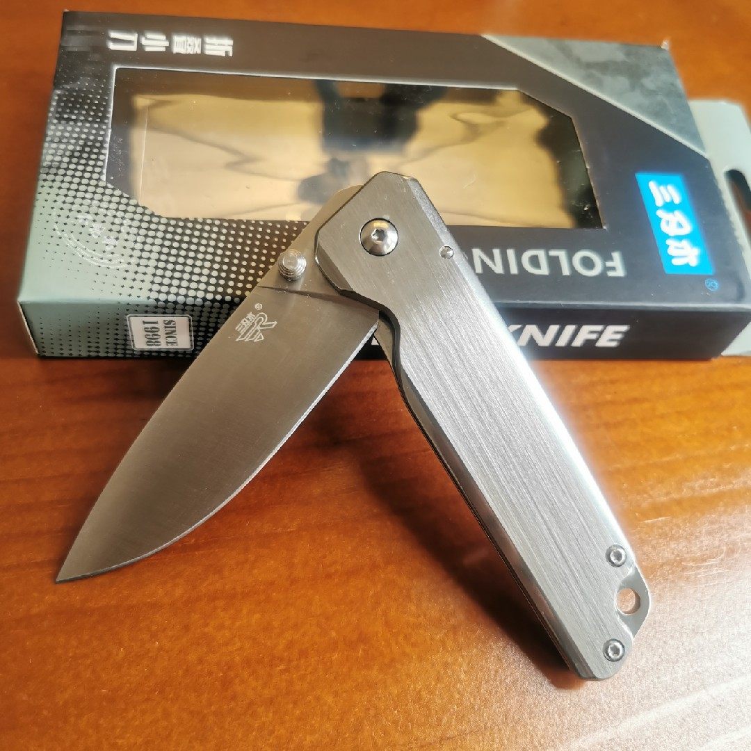 正品军刀小军防身钢刀全钢硬度三刃木高硬度小刀其他户外刀具