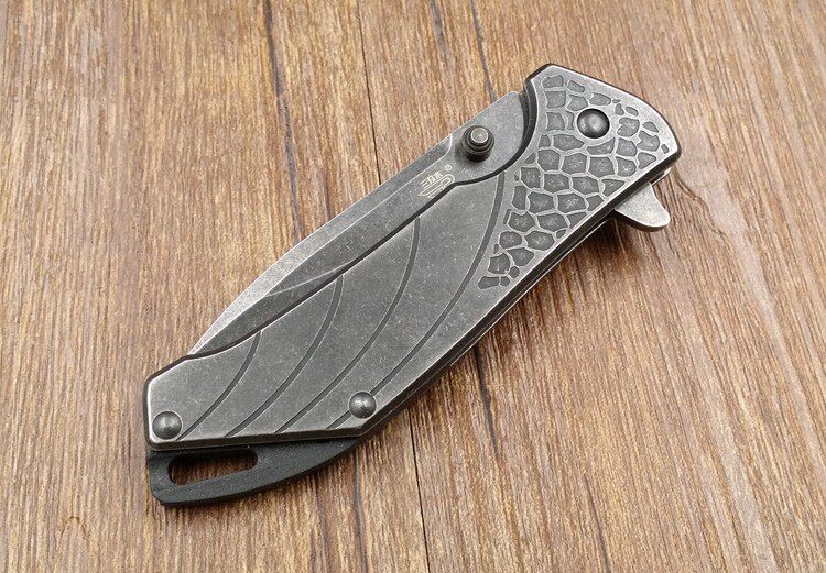 随身正品三刃木折叠刀石洗高硬度小刀户外小军其他户外刀具