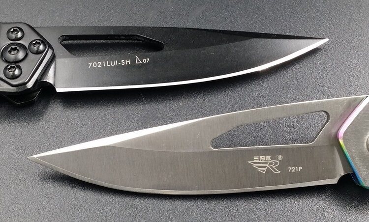 折叠三刃木7021折刀多功能刀具全钢钢刀户外随身其他户外刀具