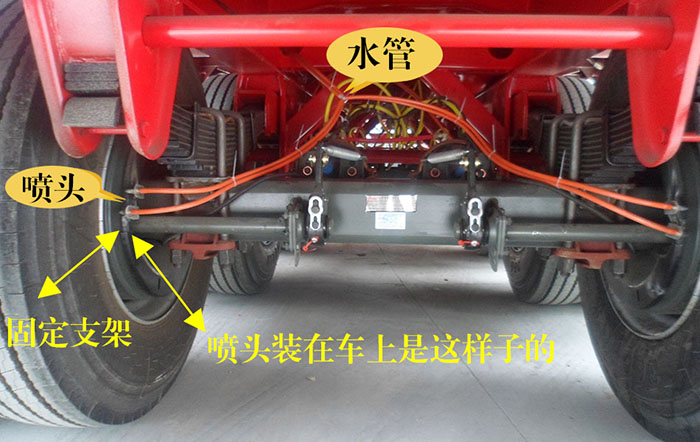 刹车货车淋水喷头喷嘴滴水尖头件套喷咀降温机械喷嘴