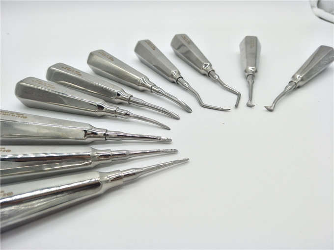 牙科上海微创牙挺不锈钢拔牙挺子口腔三角丁字直弯根尖挺1把包邮