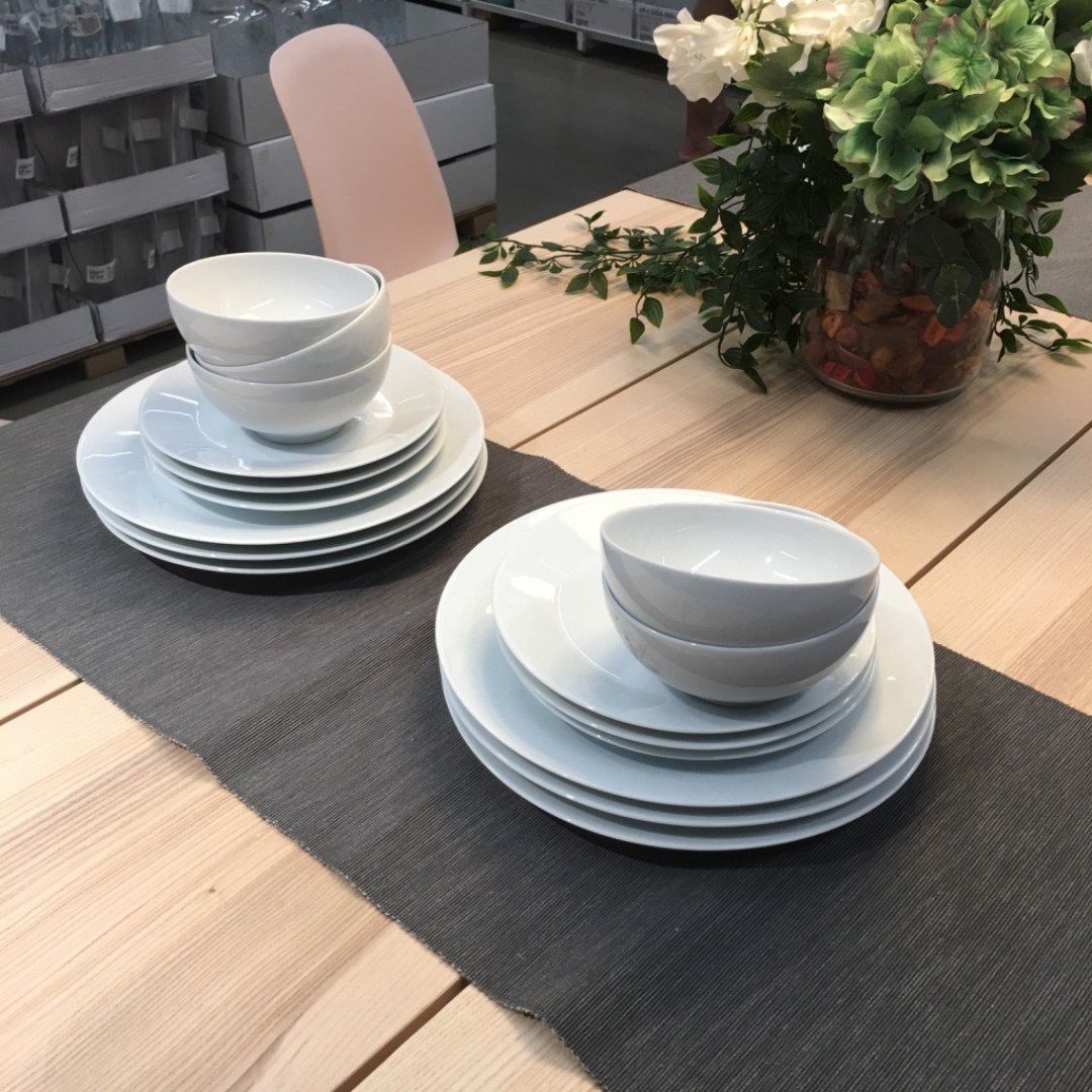 饭碗宜家ikea365碗弧线型白色米饭吃饭就餐碗