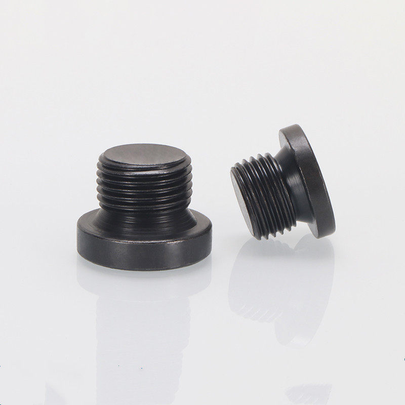 堵头碳钢液压闷头头油塞带边内六角螺塞法兰管堵