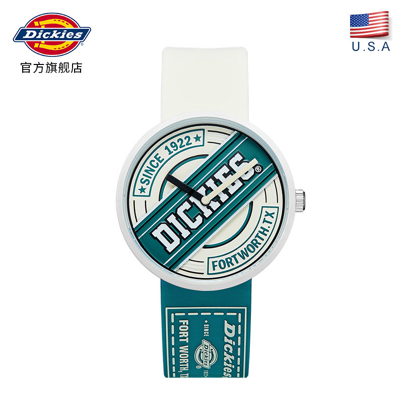 dickies旗舰店2021年新款学生硅胶石英腕表手表夏季欧美腕表