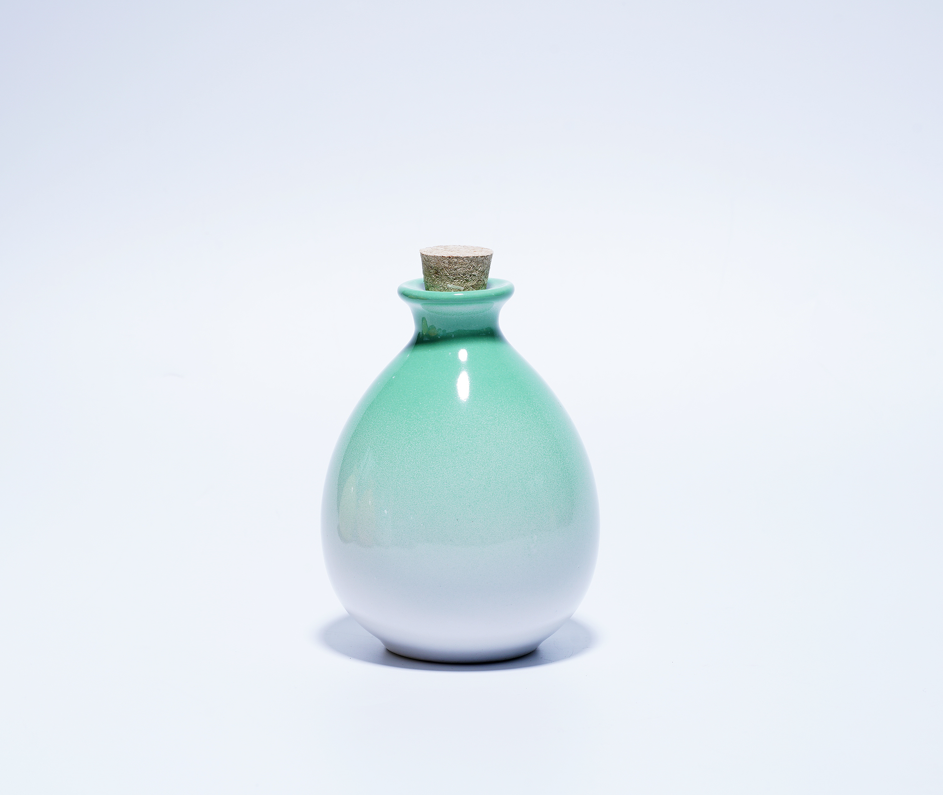 宜兴陶瓷酒瓶半斤彩色渐变插花小酒酒罐果酒家用酒壶