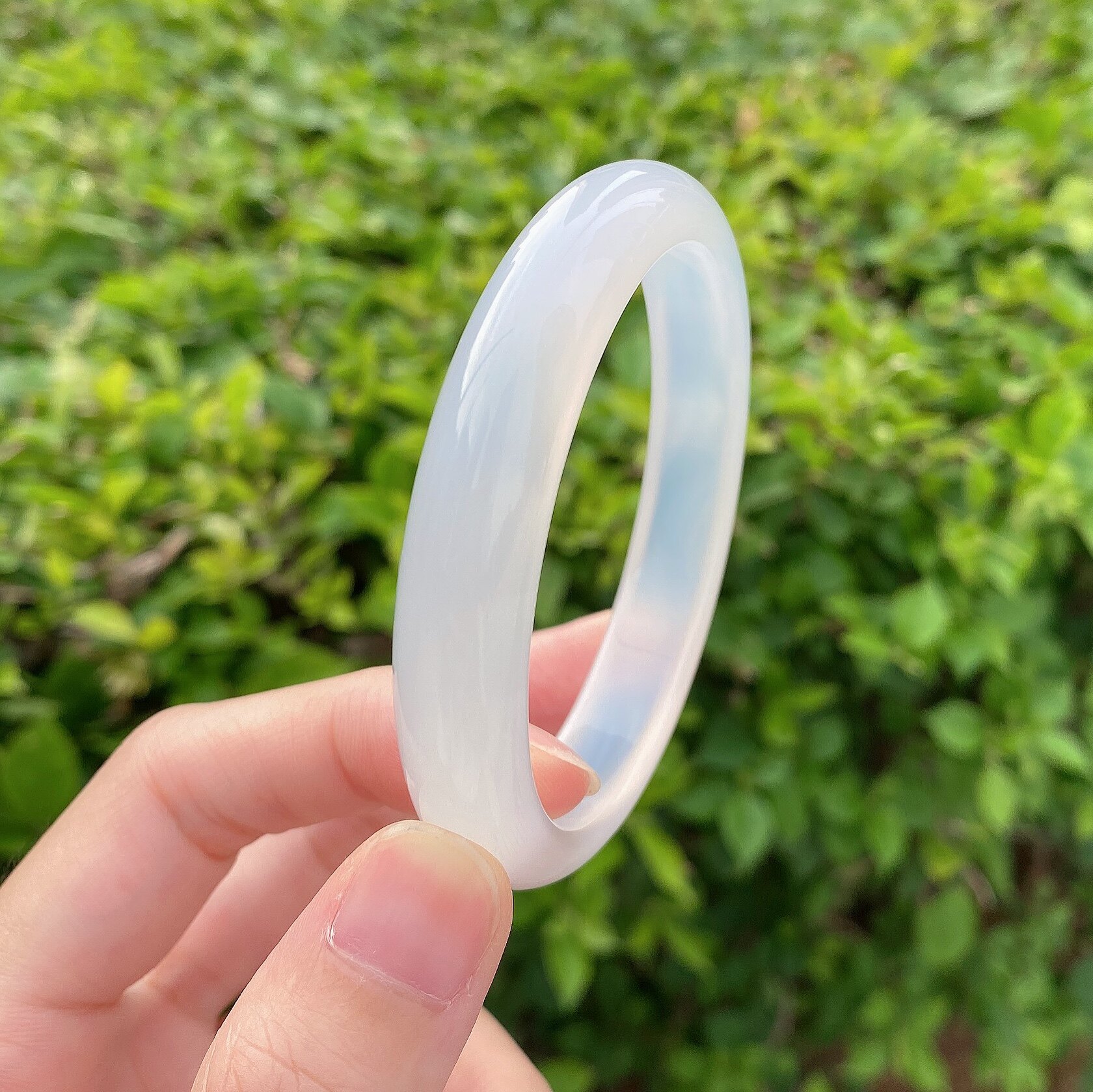 新品下单备注圈口玛瑙手镯荔枝冻清透水水润手饰