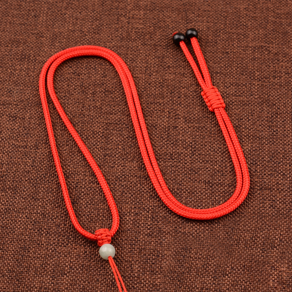 端午节水晶珠链吊坠挂绳时尚编织项链幸运五彩绳diy绳