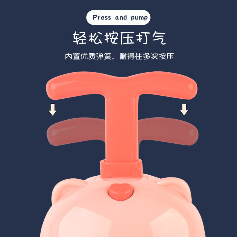 气球儿童玩具卡通惯性空气飞天动力车按压玩具汽车其它玩具