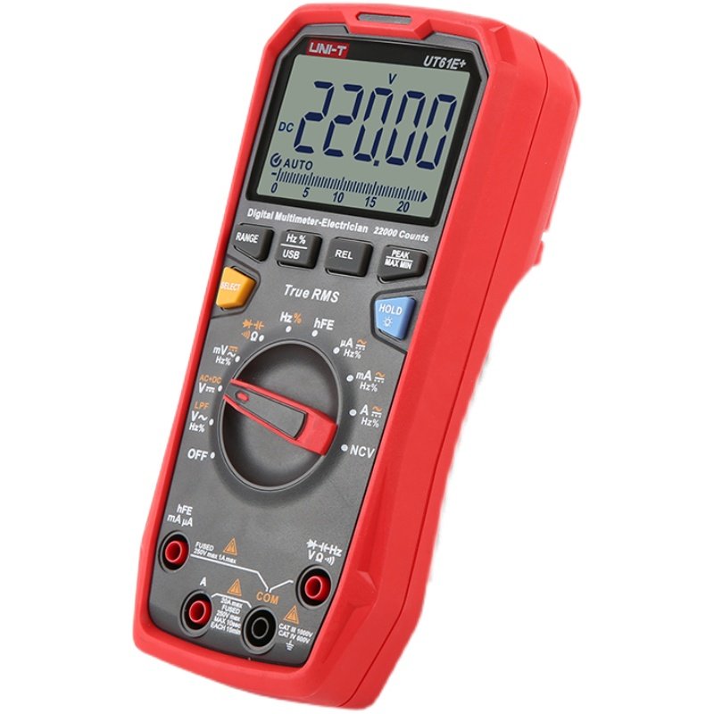 优利德ut61e高精度数显智能有效值万用表防烧电工万能万用表