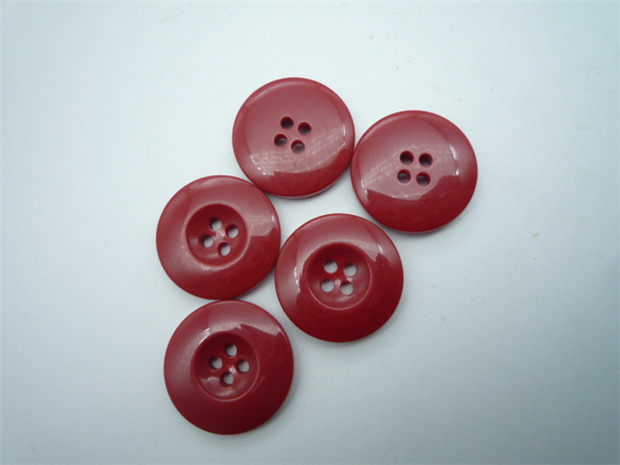 扣子23mm大红红色宽边斜边大衣棉衣时装服饰纽扣