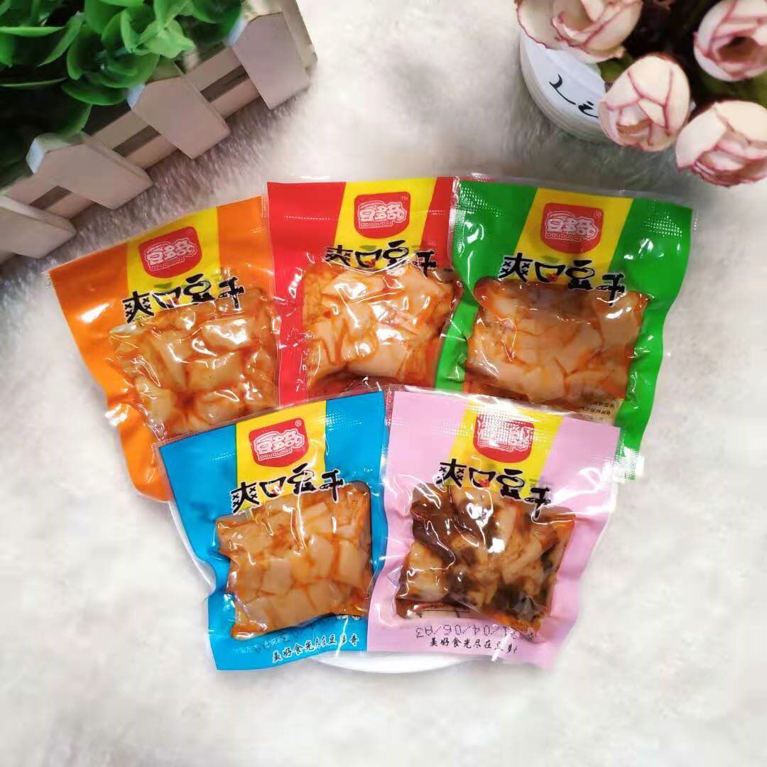 豆多奇爽口豆干大豆蛋白素肉豆皮散装小包装称重麻辣零食豆腐干