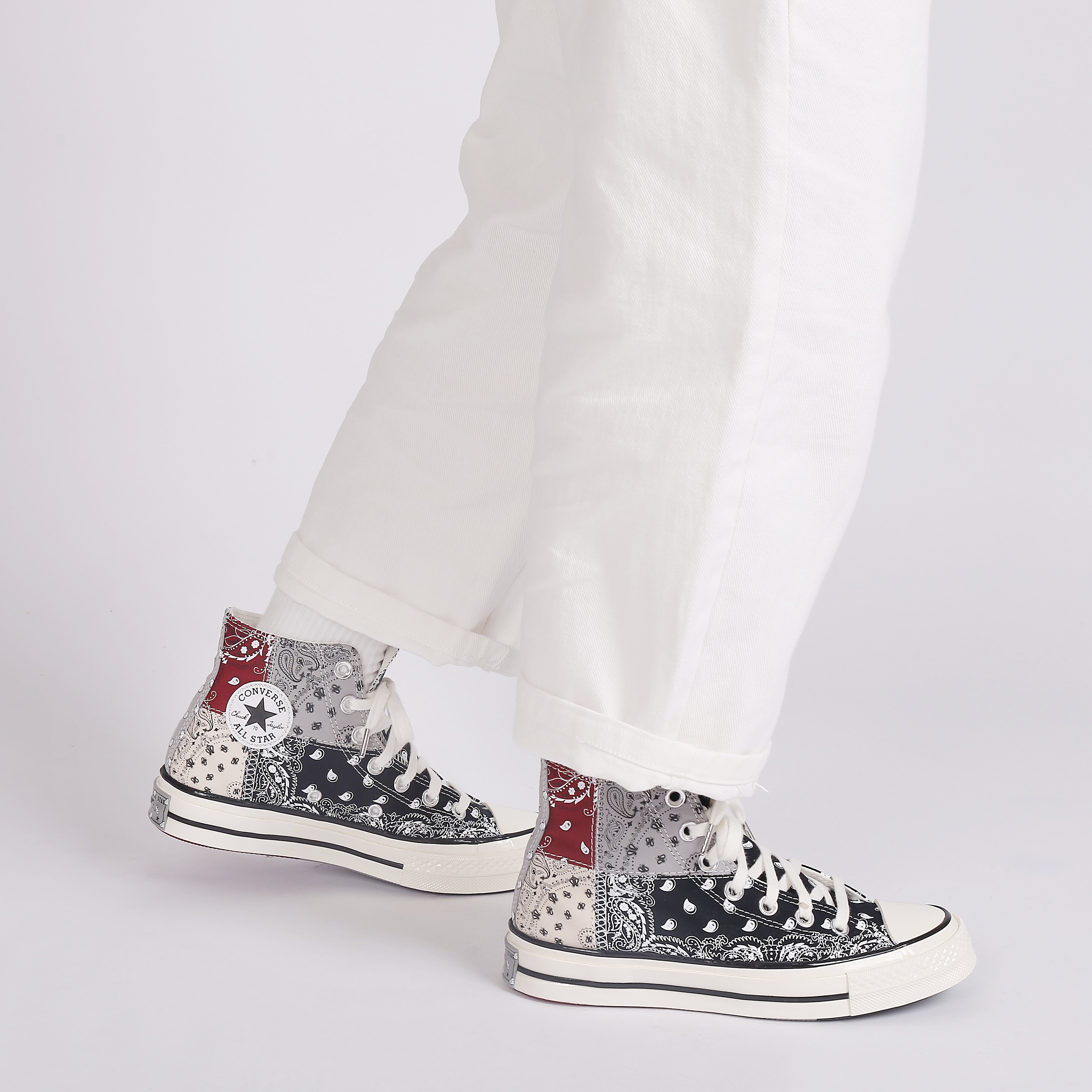 converse匡威1970s拼接腰果男女情侣高帮帆布鞋169880c帆布鞋