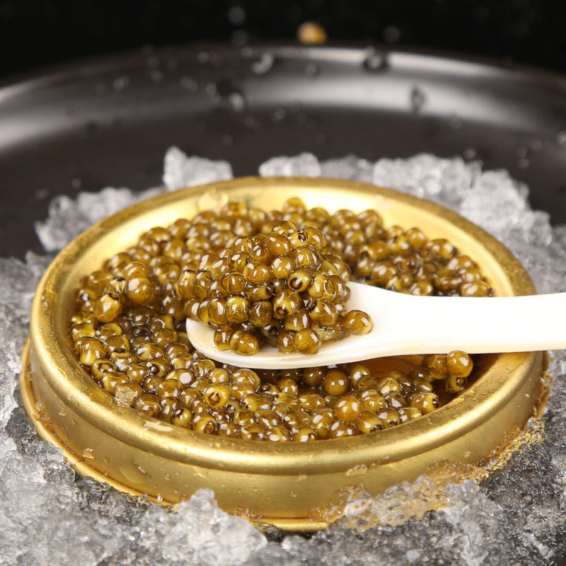 鱼子酱年生海博瑞即食黑鱼籽酱罐头10g海鲜寿司鱼籽酱