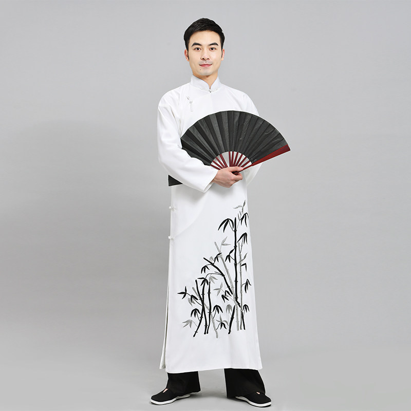 年会相声长衫大褂民族古代服装长袍民族服装