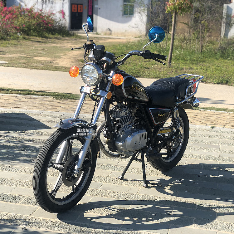 二手进口铃木太子gn125cc跨骑车摩托车整车四冲程骑士车男装燃油