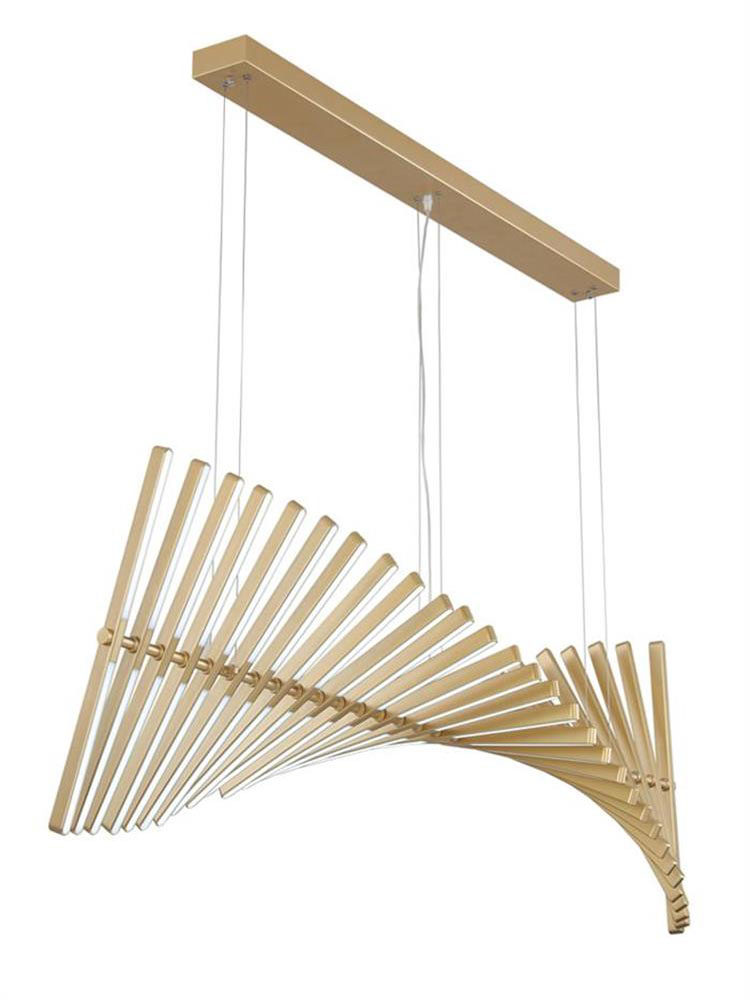 吊灯北欧设计师鱼骨现代简约餐厅创意客厅极简办公客厅吊灯