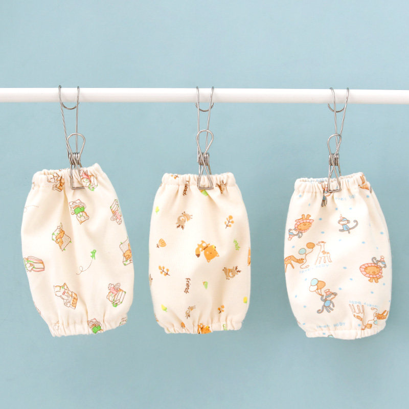 婴儿袖套婴幼儿纯棉棉宝棉宝宝宝儿童男小薄款套袖袖套