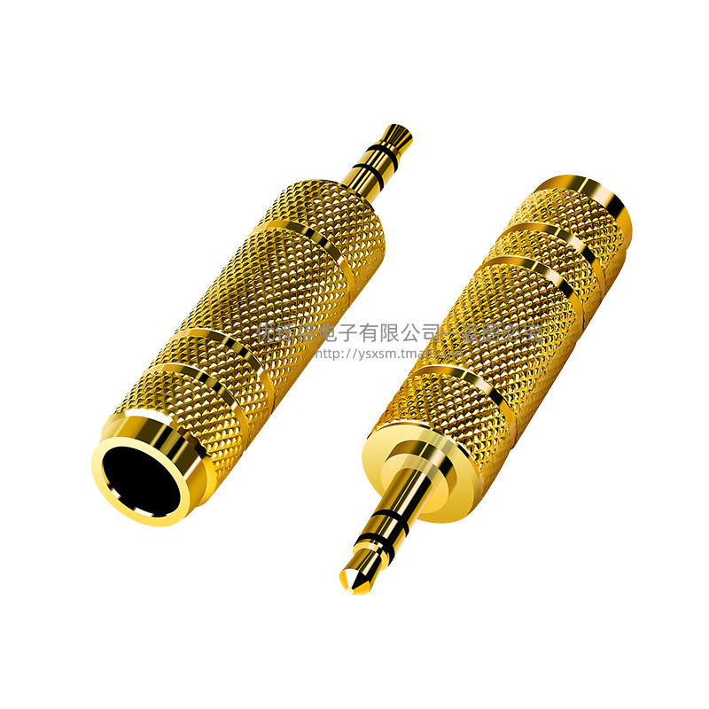 6.5公转3.5母音频转接头电子琴电子鼓钢琴功放音箱音响耳机转换头