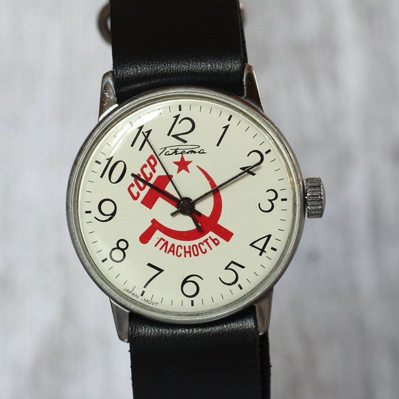 苏联制造手表库存cccp苏共男表手动机械夜光欧美腕表