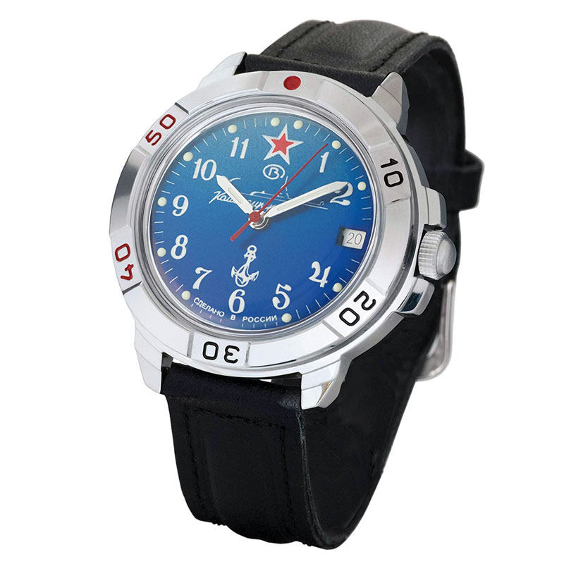 俄罗斯军表手表vostok东方表指挥官海军潜艇手动机械欧美腕表