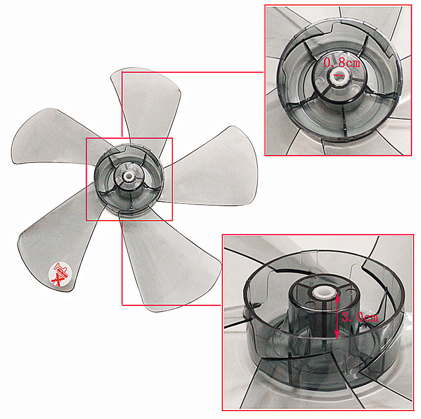 电风扇落地扇风叶扇叶适用fs4015dr16寸半圆5片其他生活家电配件