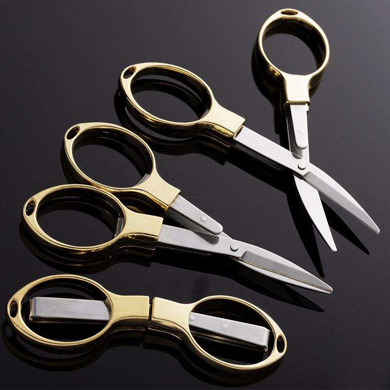 可折叠钓鱼剪刀铅皮鱼线垂钓便携旅行专用小剪剪刀