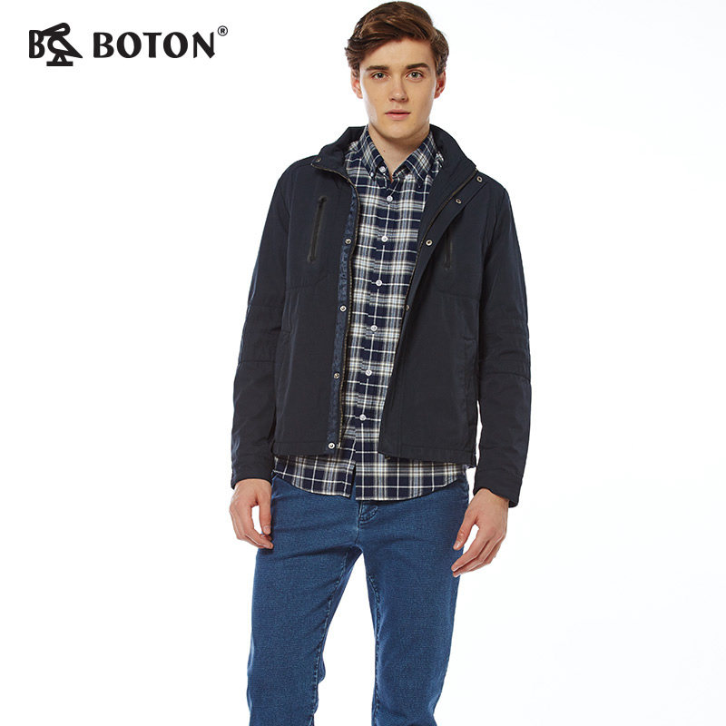 波顿boton专柜新品男装休闲夹克上衣夹克
