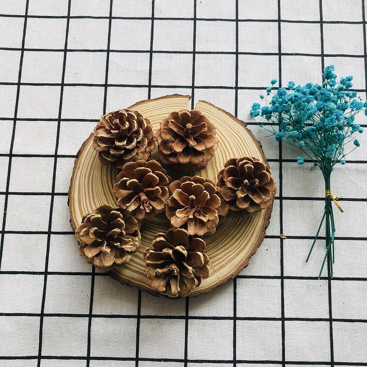 松果包邮100个装饰手工手工制制作松球圣诞干花干花