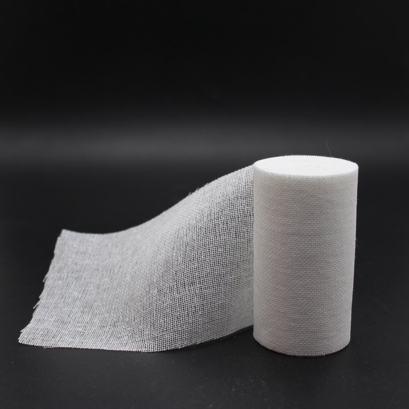 纱布医用脱脂纯棉包扎固定伤口绷带10卷高密度棉签