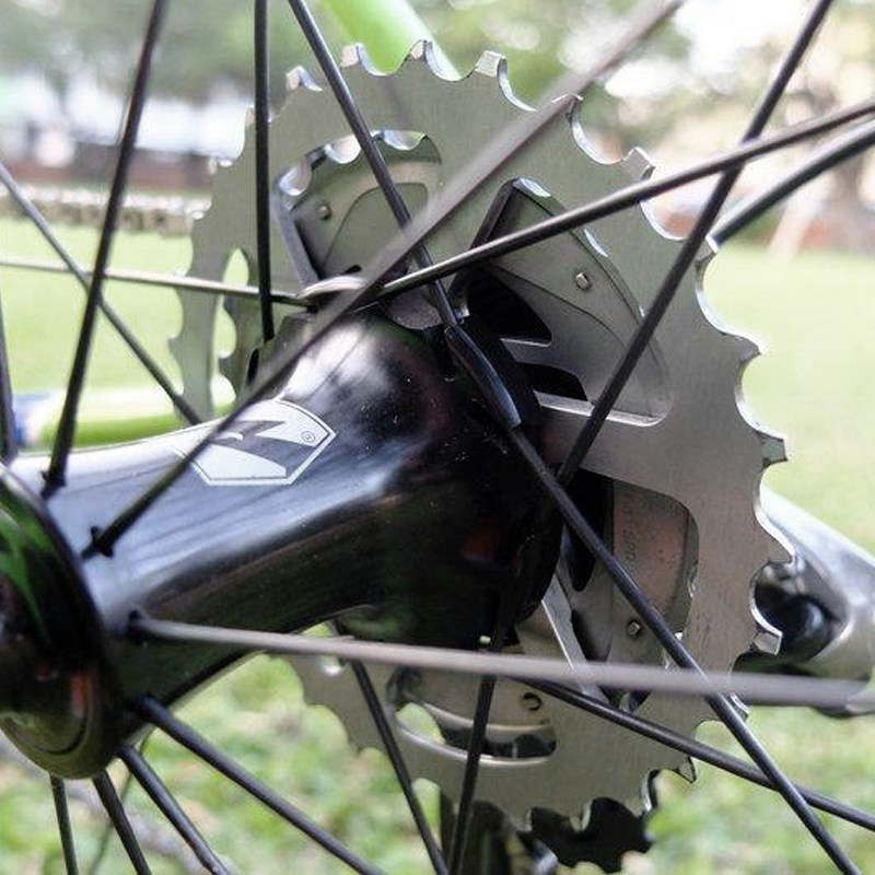 台湾gearoop公路车大飞轮不落落地爬坡神器换上自行车飞轮