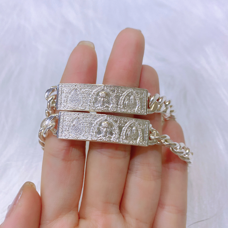 泰国佛牌龙婆瑞2559手链女款纯银手链精泰泰默泰国特色