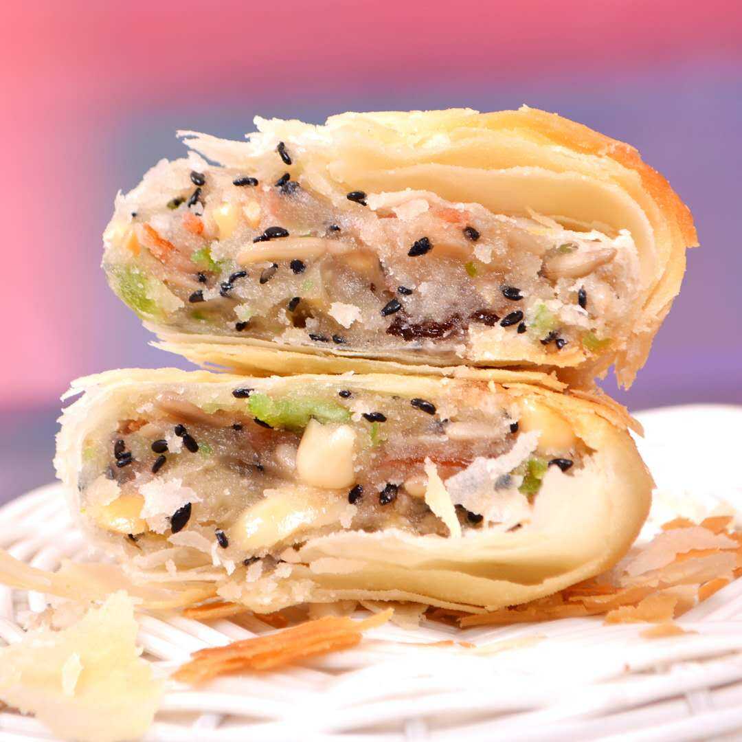 月饼24个苏式老式手工酥皮五仁礼盒多口口味月饼