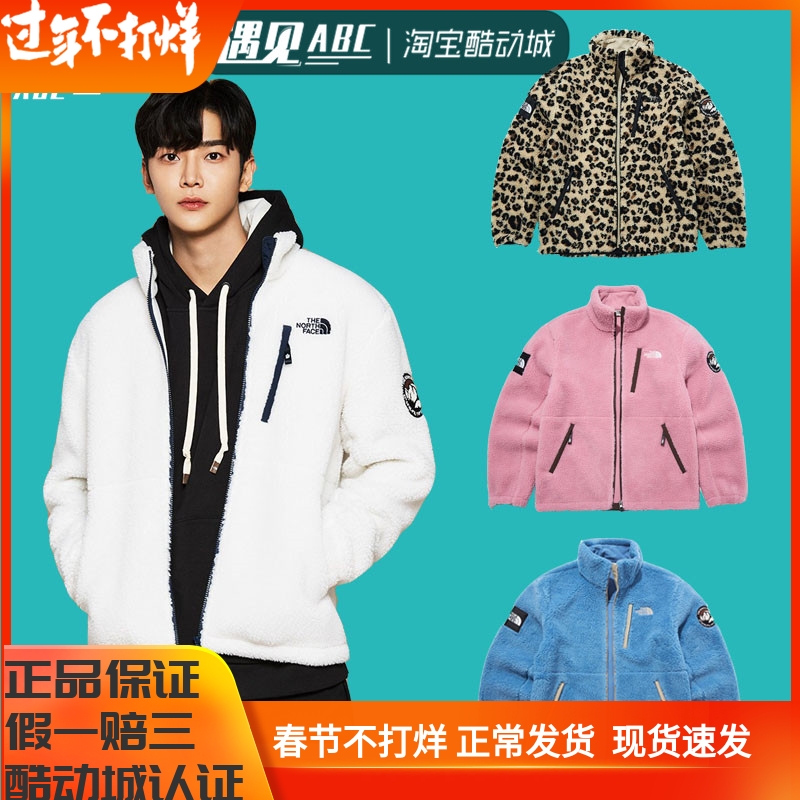 THENORTHFACE北面20新款抓绒衣男女情侣摇拉绒颗粒绒外套NJ4FL55