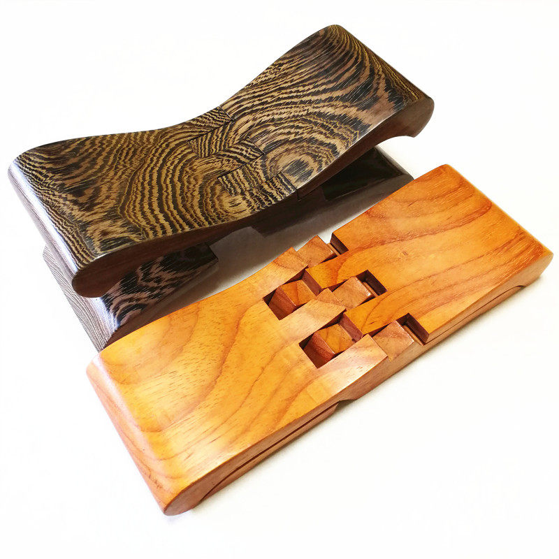 非洲鸡翅木首枕鲁班红木睡枕睡觉枕头凉枕木枕枕头