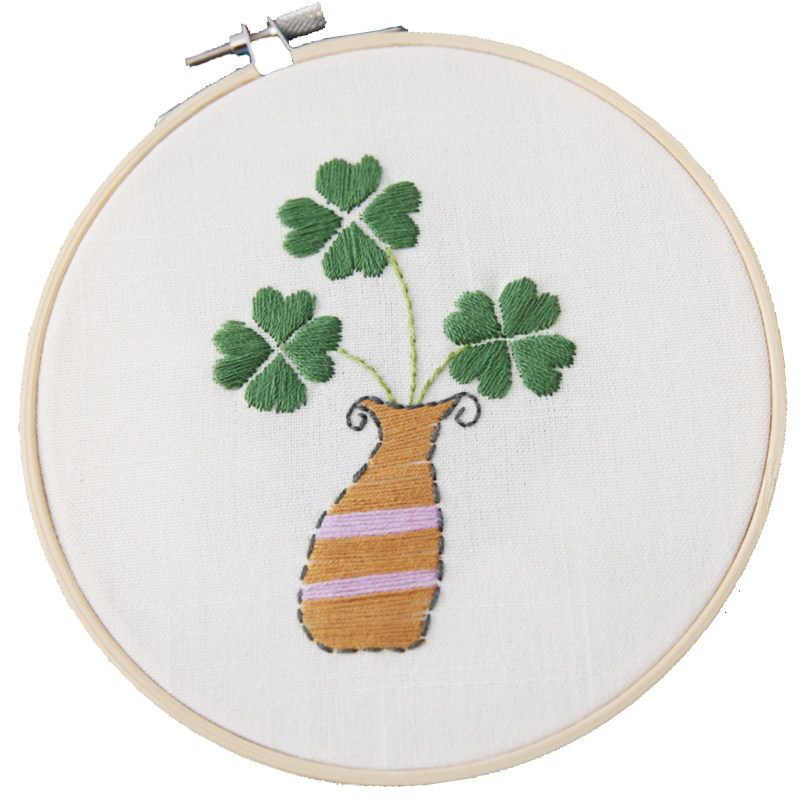 刺绣diy材料包学生儿童学校手工