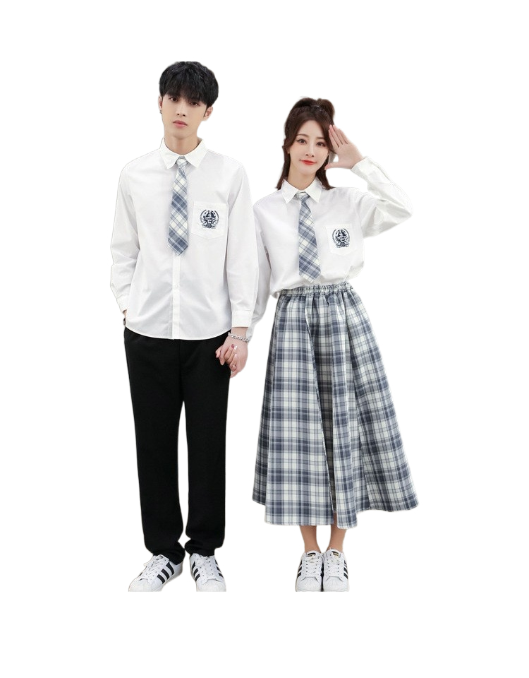 班服秋季套装学生装学院风初高中生韩版背心毛衣校服英伦风长裙