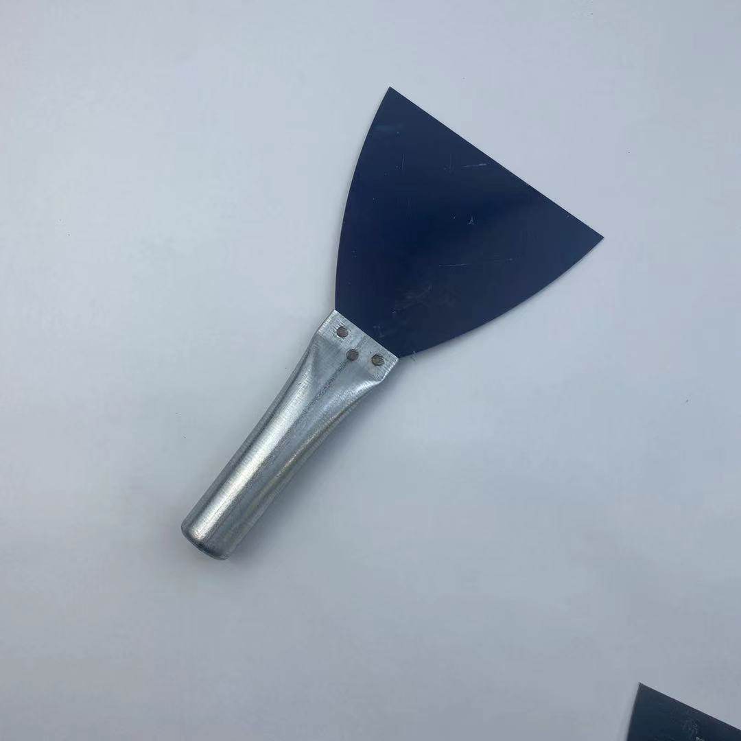 蓝钢钢管铁柄油灰抹灰腻子铲墙刮刀批灰刀大白油灰刀