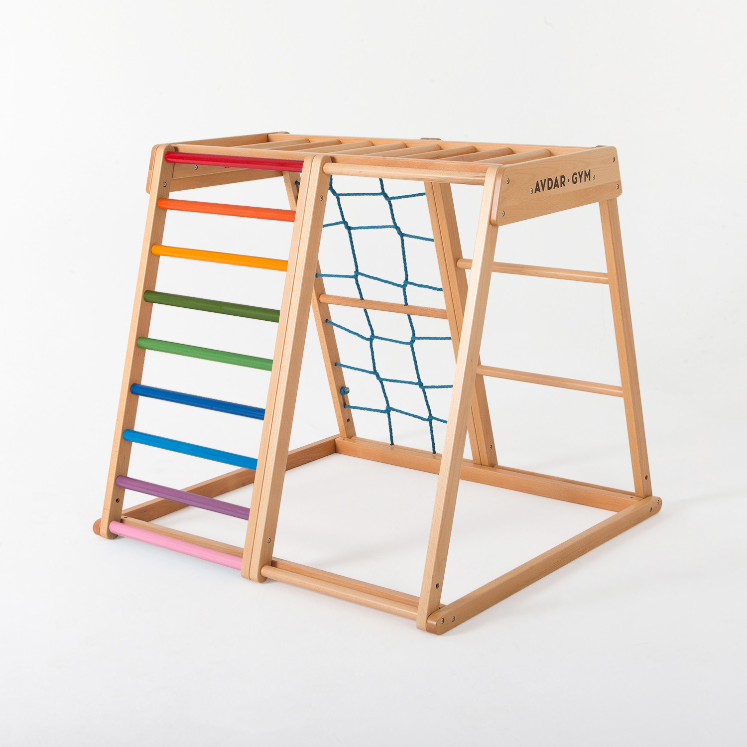 avdar 爬梯架 榉木升级款 室内家用儿童荡秋千吊环木质滑梯爬架