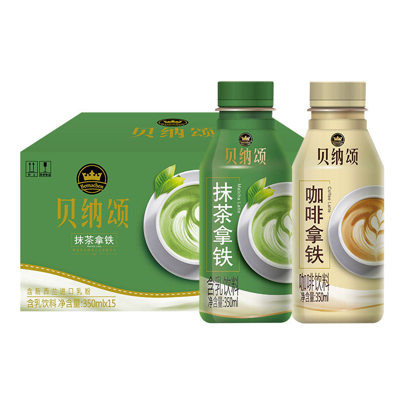 首页 下载app                          贝纳颂拿铁咖啡味抹茶味350