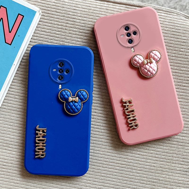 vivos6手机壳新款立体卡通公仔可爱米奇vivos6直边液态保护套防摔s6