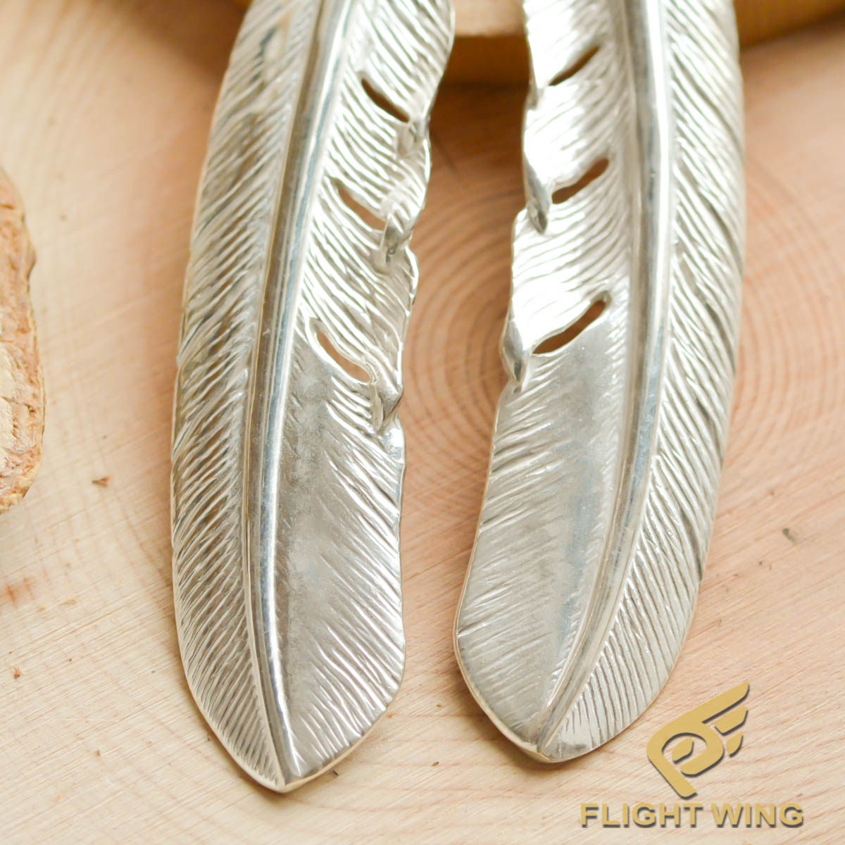 吊坠羽毛日本tadyking银饰tk全银特大号项链项坠