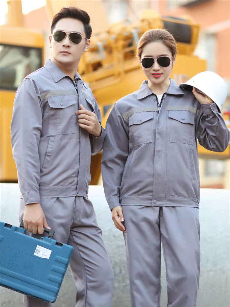 反光工作服套装环卫保洁保洁工工地工装耐磨电力工程工装制服