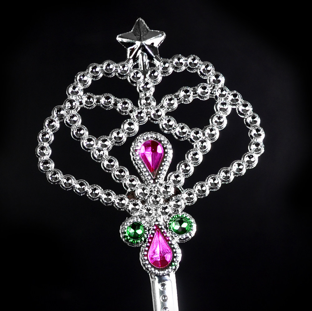 小魔仙王皇冠翅膀天使皇冠手杖儿童水晶公主权杖翅膀