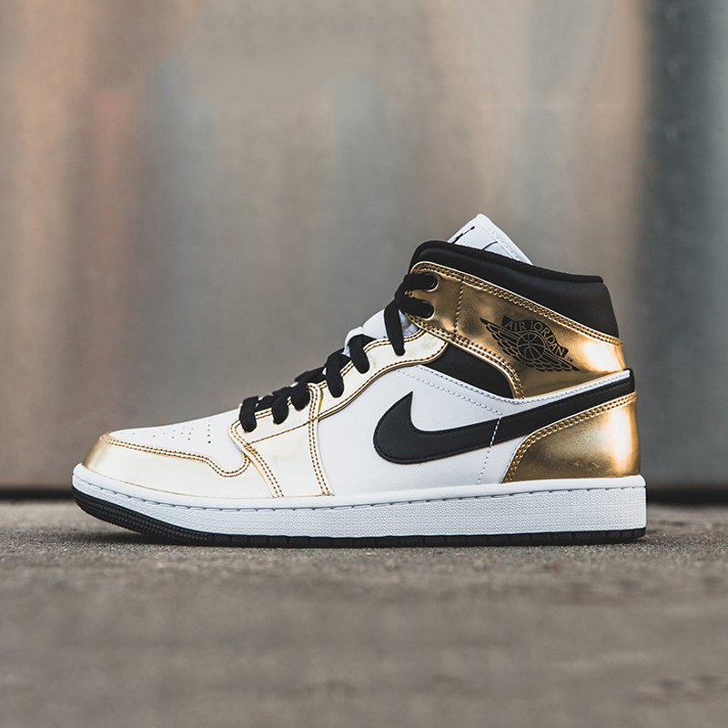 洛城airjordanmidaj1液态金小伦纳德篮球球鞋篮球鞋