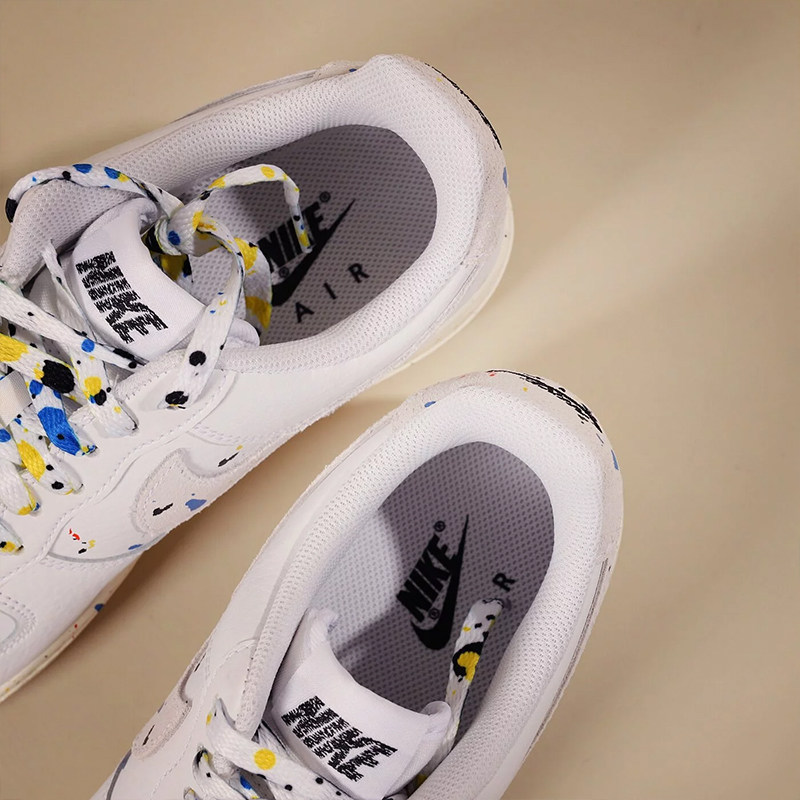 洛城nikeairforceaf1骨白油彩泼墨空军一号板鞋板鞋