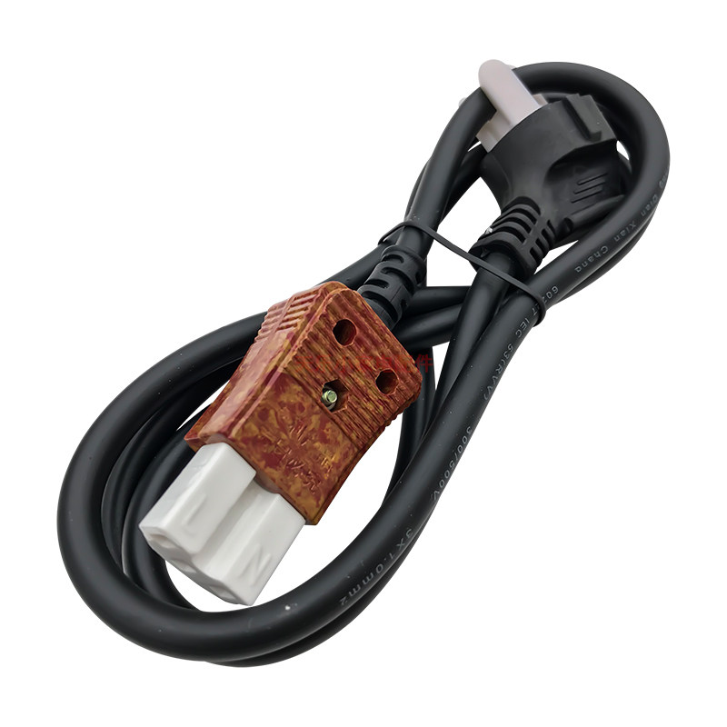 电饭锅电源线多星锅平口平头电锅线品字三孔纯铜大功率连接线