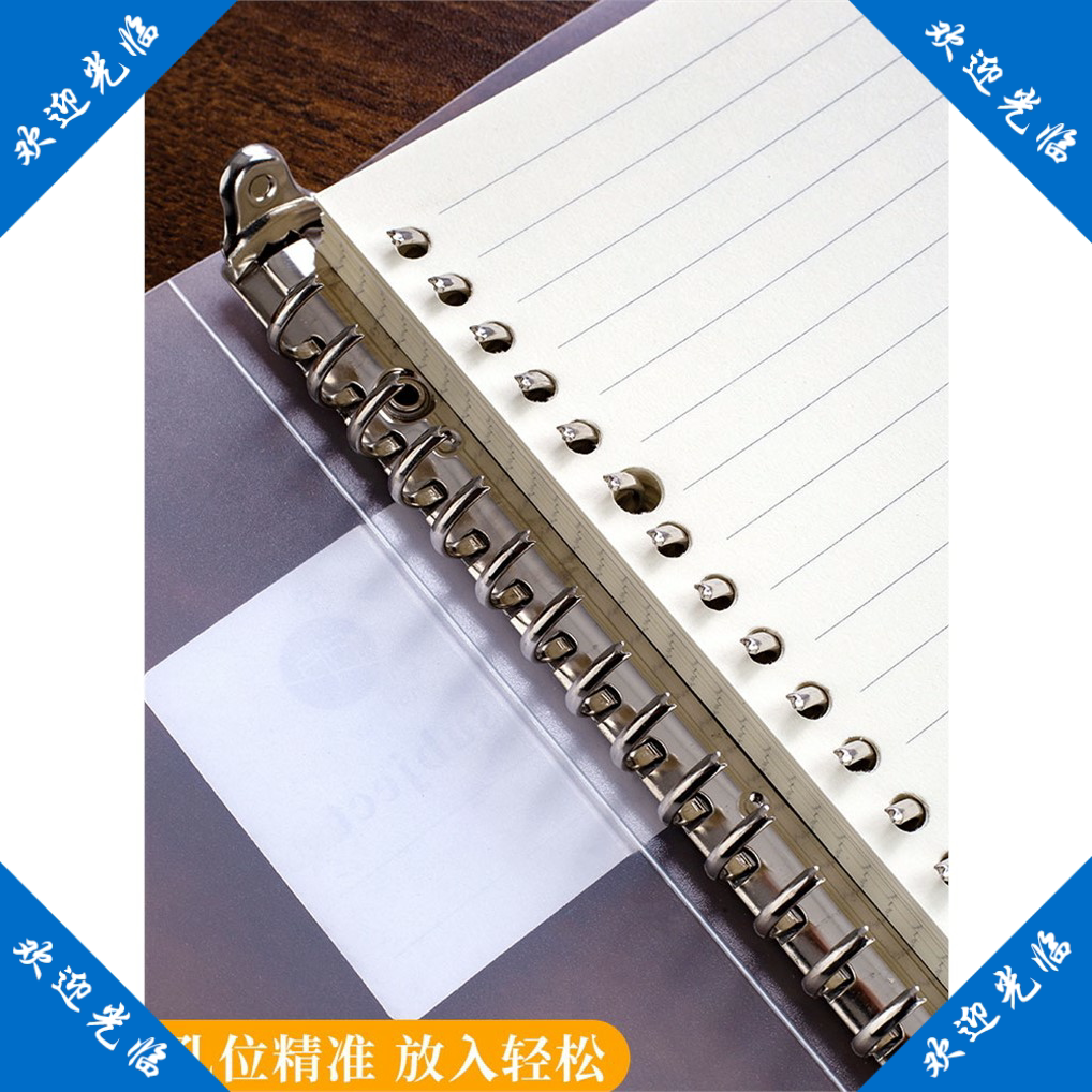 总结16k笔记本a4a5b5活页横线替芯外壳26孔学生笔记本