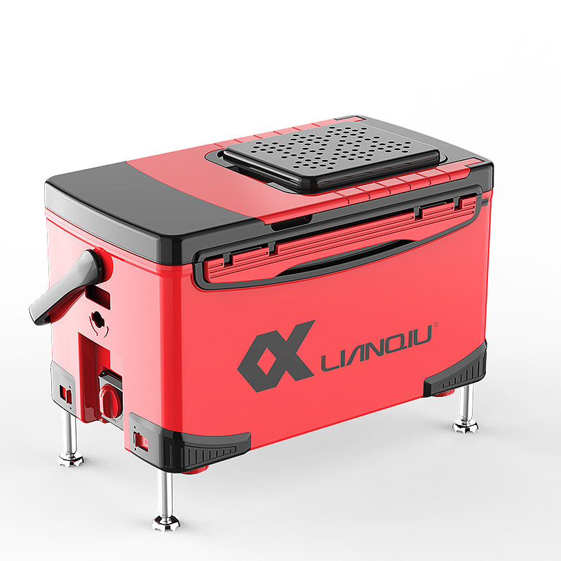 连球2020新款钓箱全套加厚超轻多功能竞技钓鱼箱28升款台钓箱特价