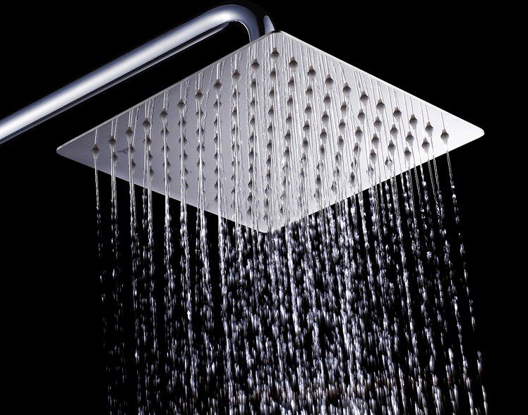 不锈钢顶喷淋雨喷头超强增压花洒浴室淋浴加压花洒