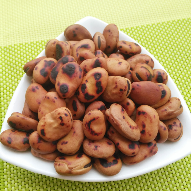 铁锅炒胡豆湖南农家炒蚕豆500g炒铁豌豆零食香酥脆可口包邮